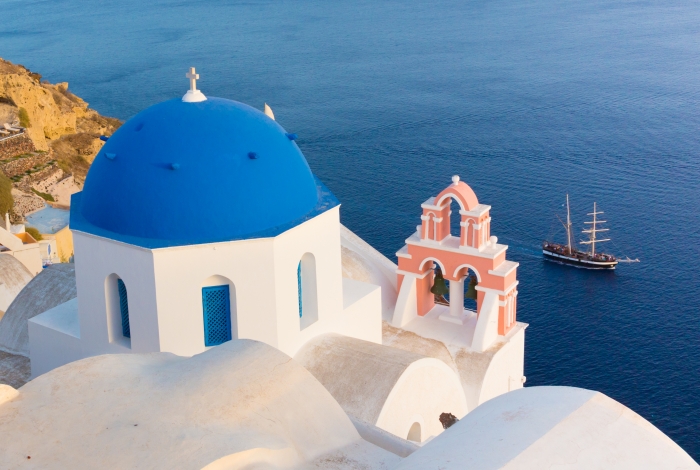 Santorini come arrivare