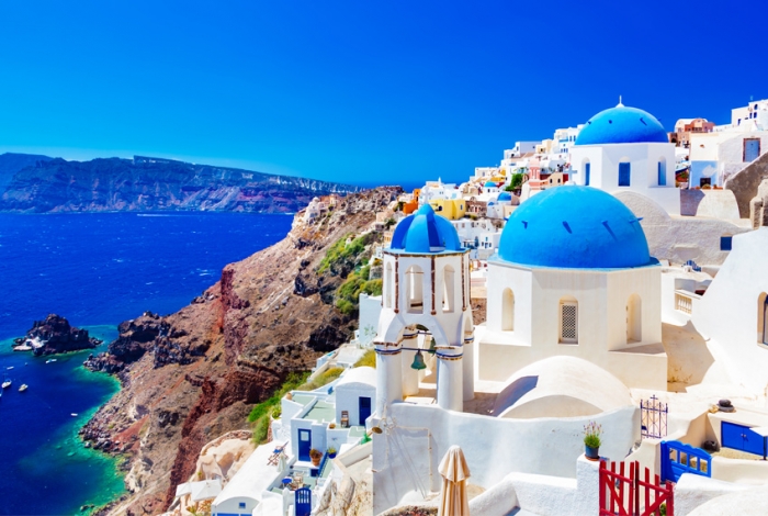 santorini panorama