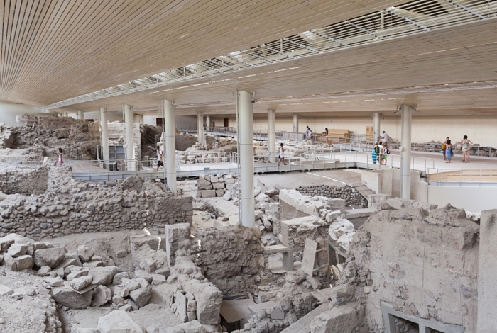 Santorini: gli scavi di Akrotiri