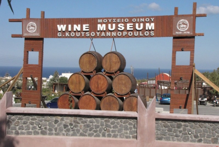 Vacanze a Santorini: il Wine Museum Koutsoyannopoulos