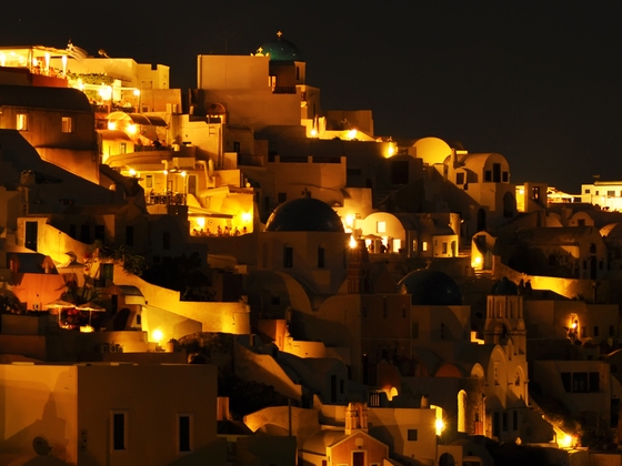 La movida Santorini